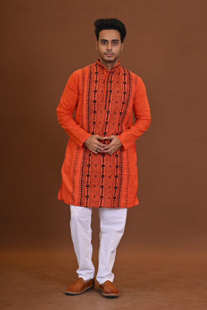 Handloom Kantha Kurta