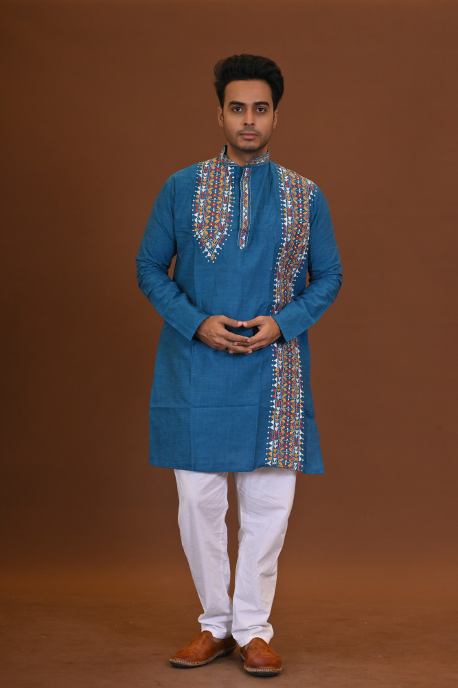 Handloom Kantha Kurta