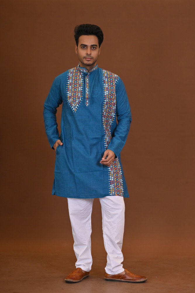 Handloom Kantha Kurta