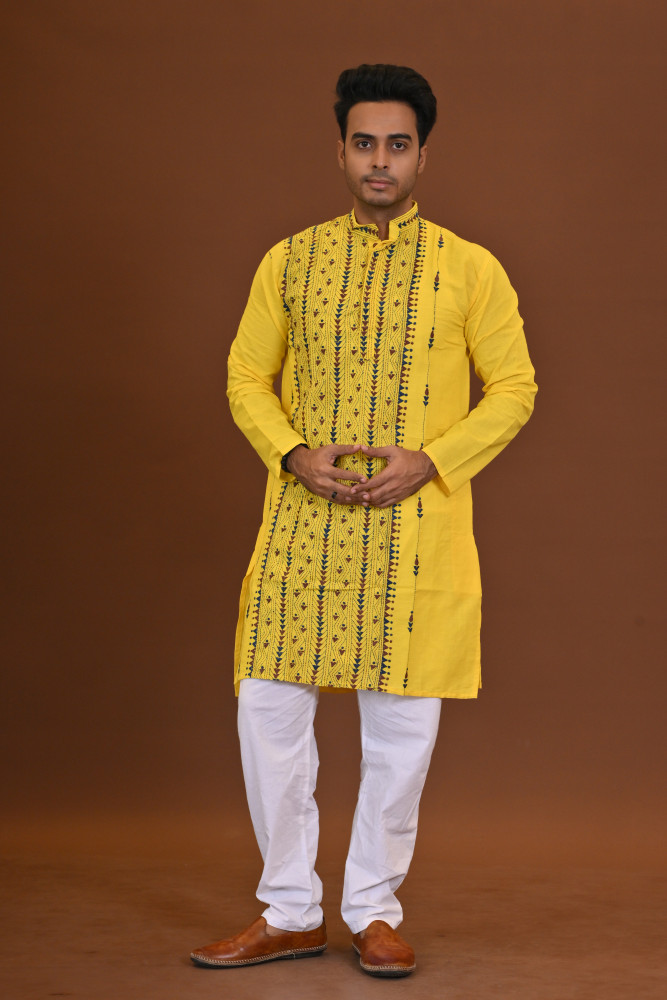 Handloom Kantha Kurta