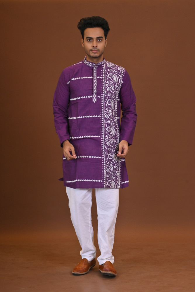 Handloom Kantha Kurta