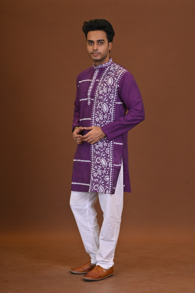 Handloom Kantha Kurta