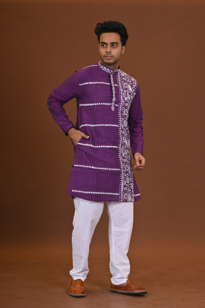 Handloom Kantha Kurta