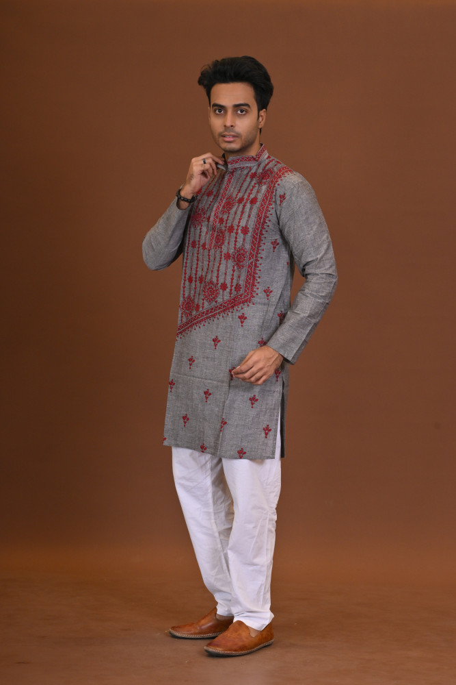 Handloom Kantha Kurta