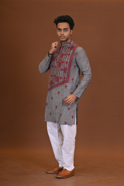 Handloom Kantha Kurta