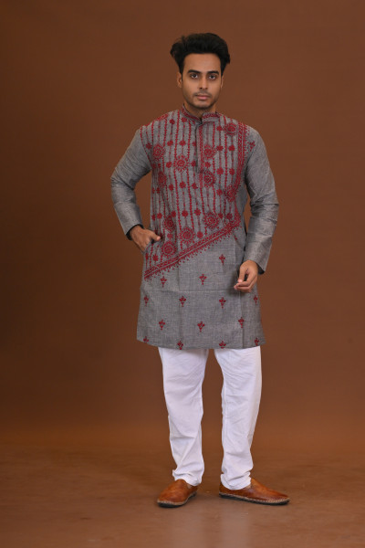 Handloom Kantha Kurta
