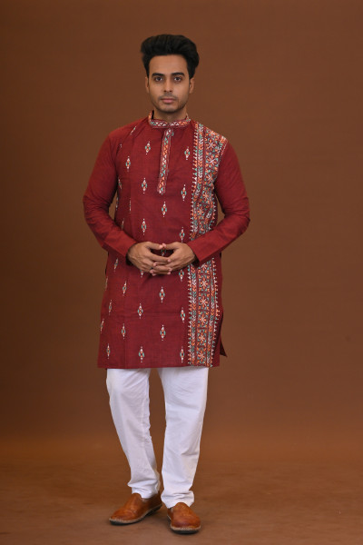 Handloom Kantha Kurta