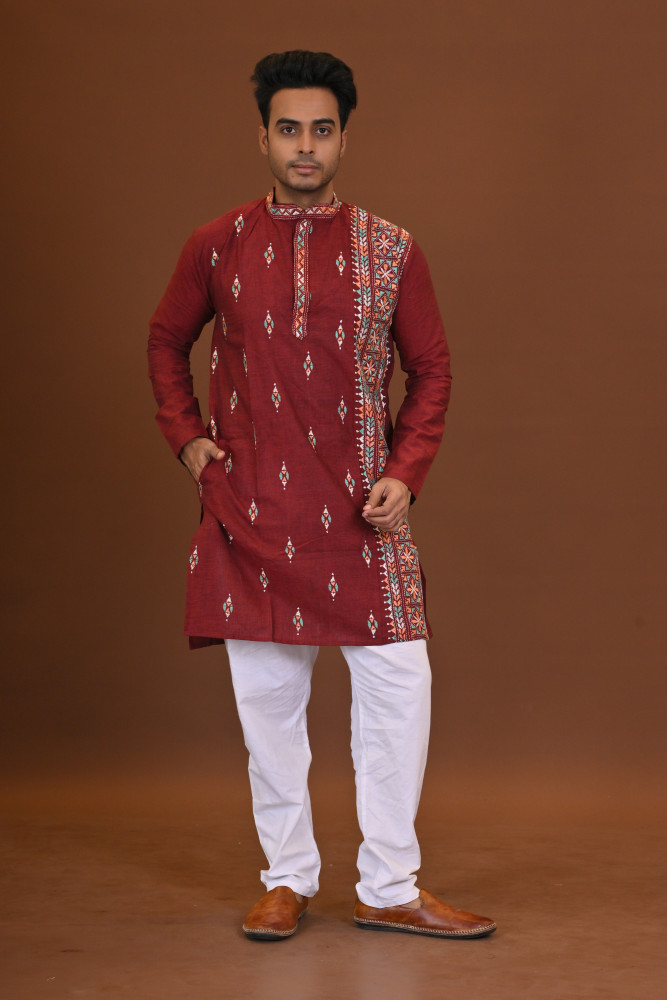 Handloom Kantha Kurta