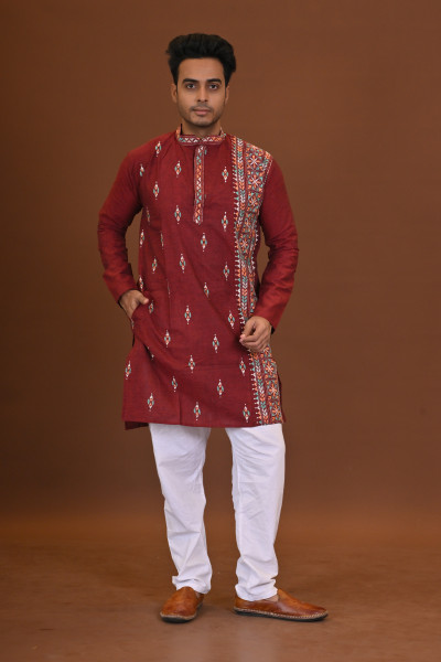Handloom Kantha Kurta