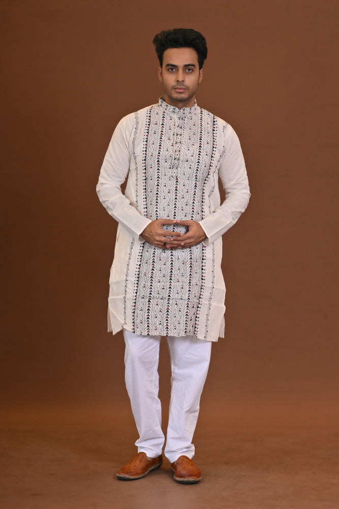 Handloom Kantha Kurta