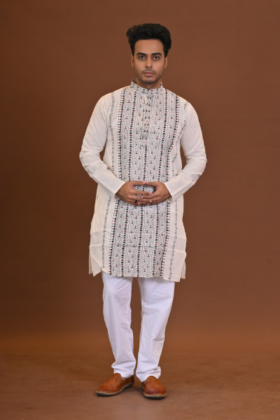 Handloom Kantha Kurta