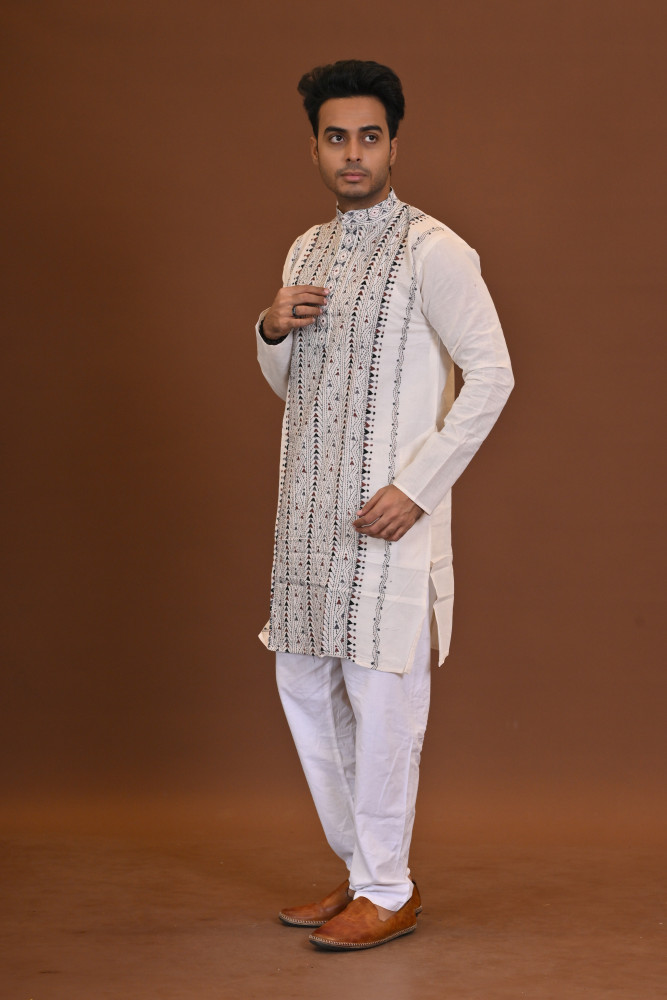 Handloom Kantha Kurta