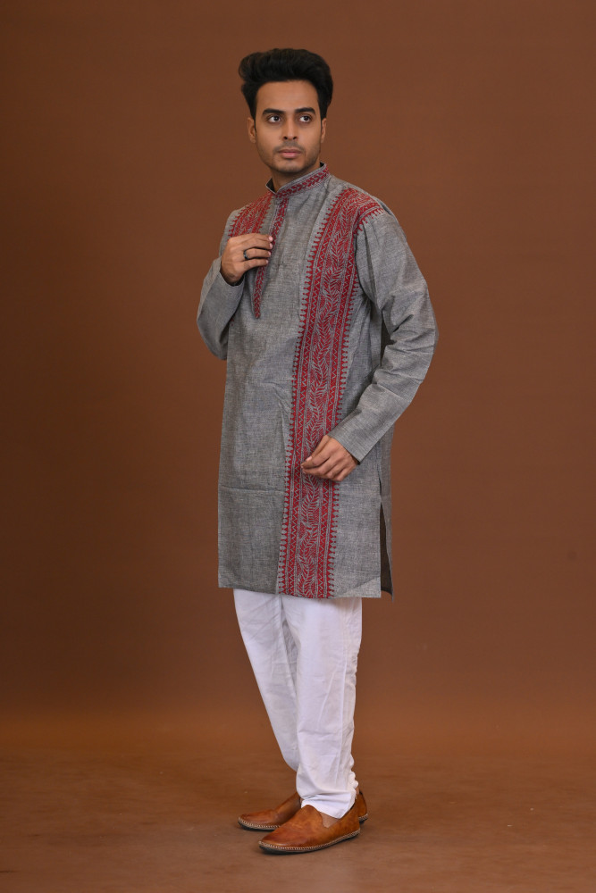 Handloom Kantha Kurta