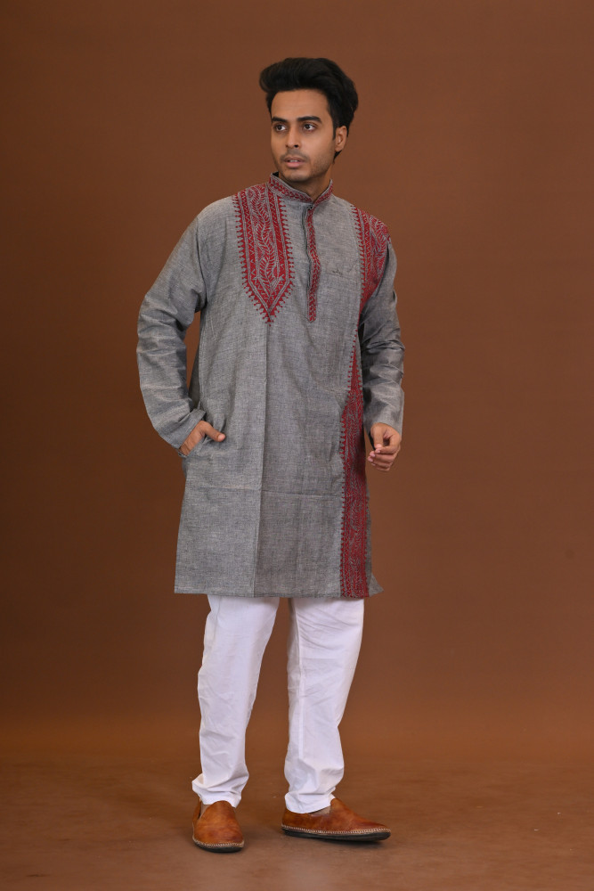 Handloom Kantha Kurta