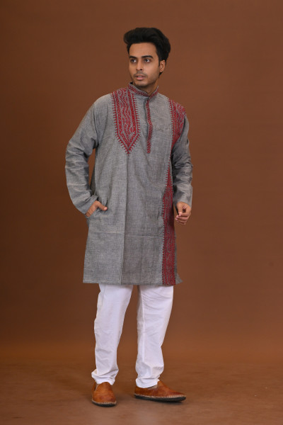Handloom Kantha Kurta