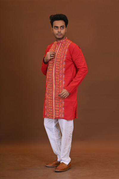 Handloom Kantha Kurta