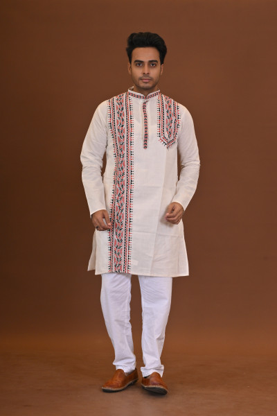 Handloom Kantha Kurta