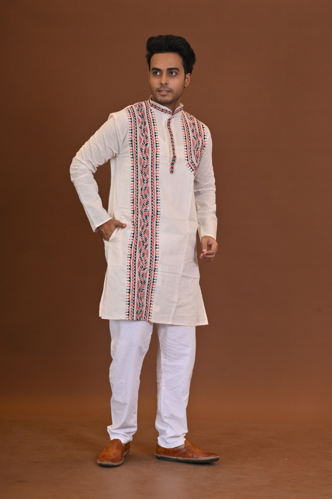 Handloom Kantha Kurta