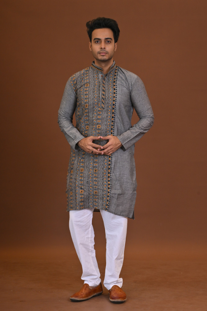 Handloom Kantha Kurta