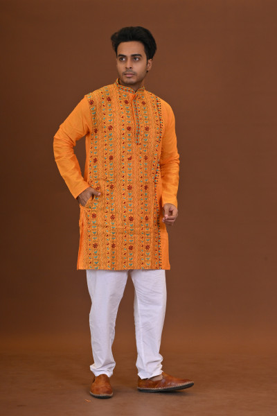 Handloom Kantha Kurta