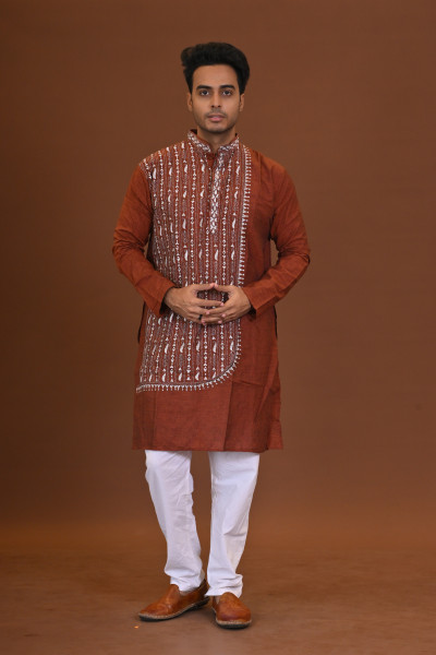 Handloom Kantha Kurta