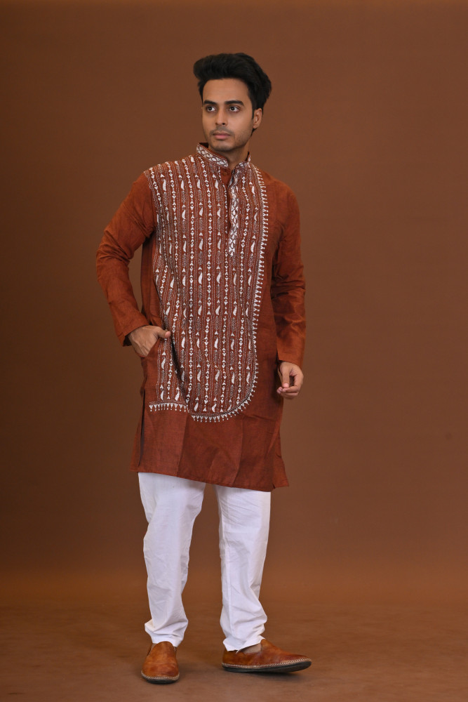 Handloom Kantha Kurta