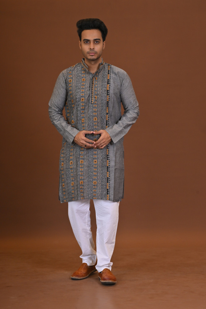 Handloom Kantha Kurta