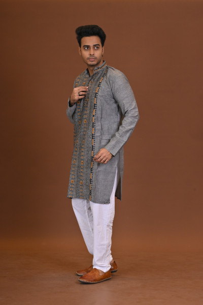 Handloom Kantha Kurta