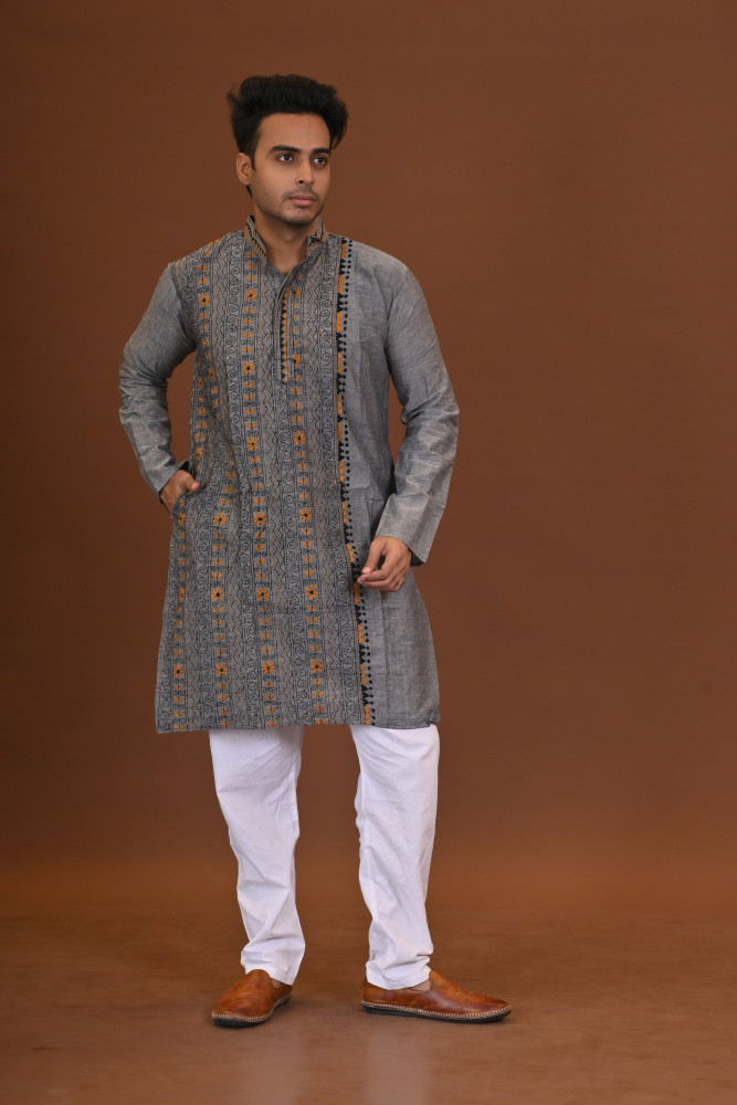 Handloom Kantha Kurta