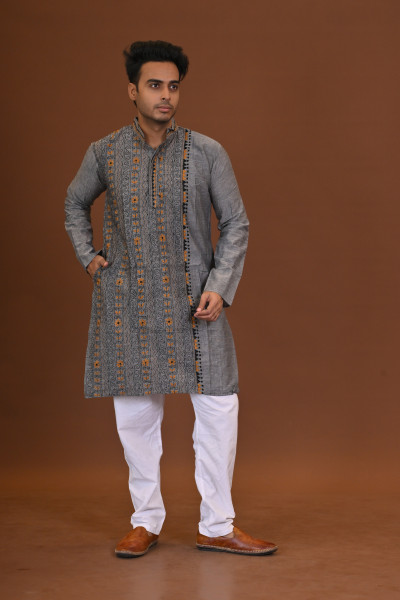 Handloom Kantha Kurta