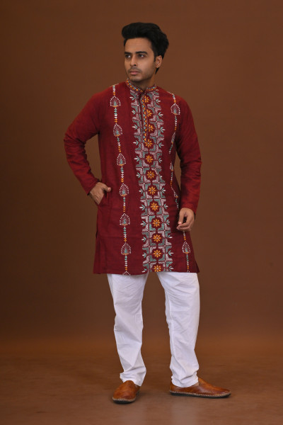 Handloom Kantha Kurta