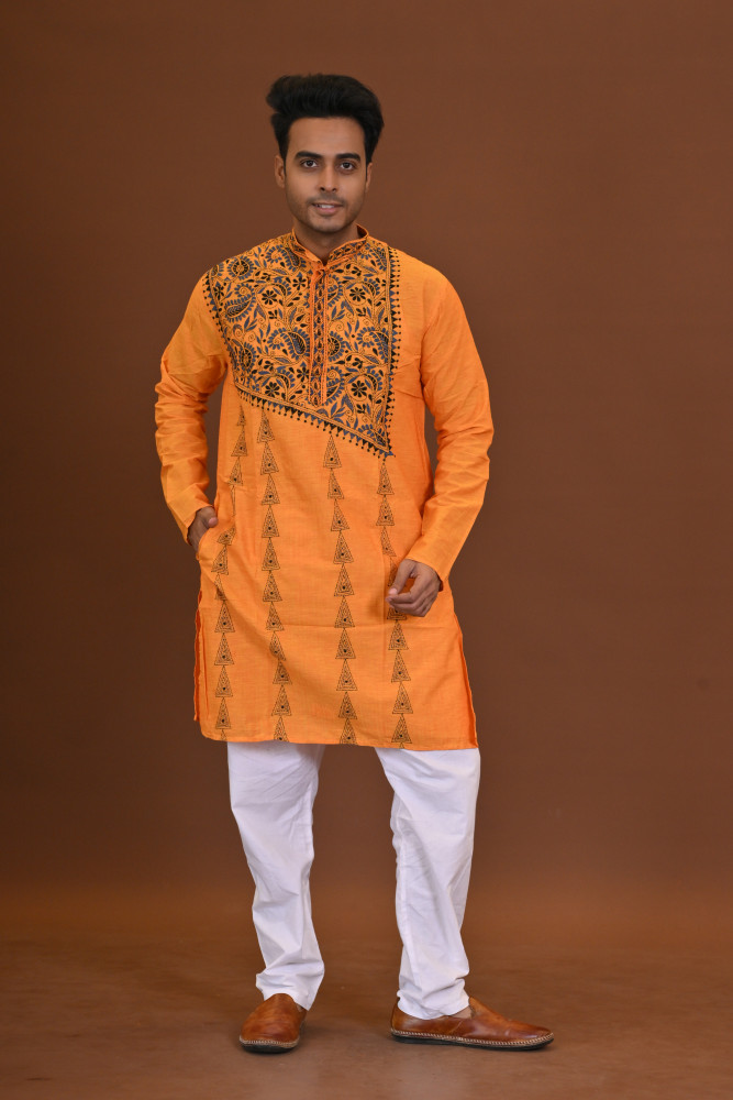 Handloom Kantha Kurta