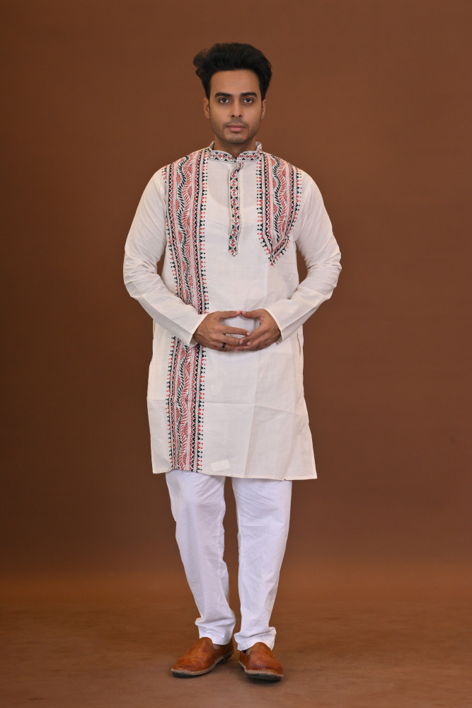 Handloom Kantha Kurta