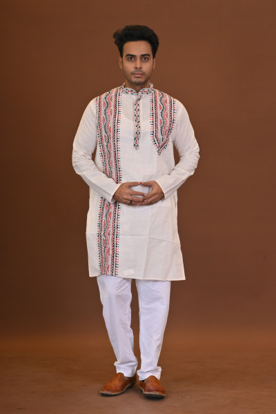 Handloom Kantha Kurta