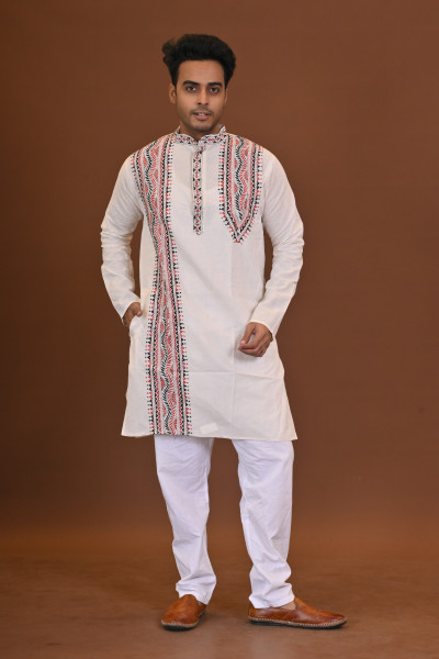 Handloom Kantha Kurta