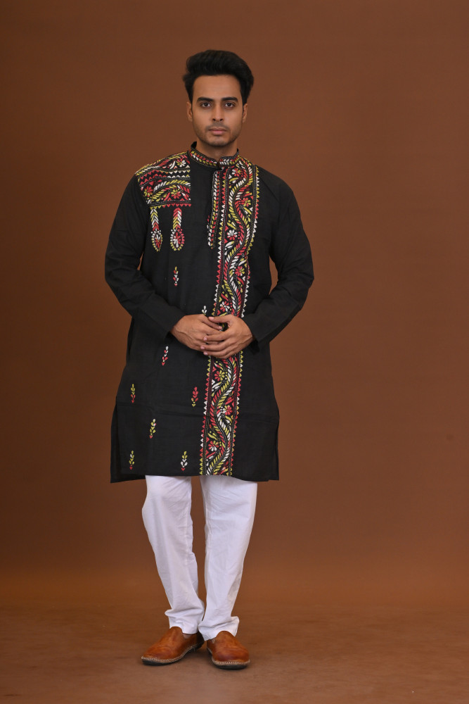 Handloom Kantha Kurta