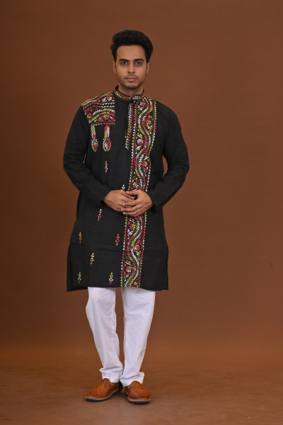 Handloom Kantha Kurta