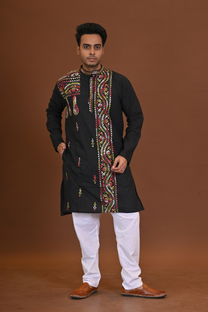 Handloom Kantha Kurta