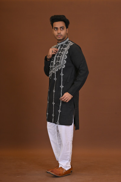 Handloom Kantha Kurta