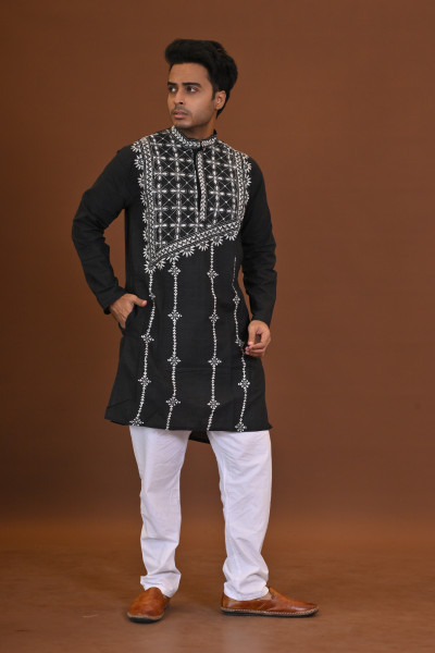 Handloom Kantha Kurta