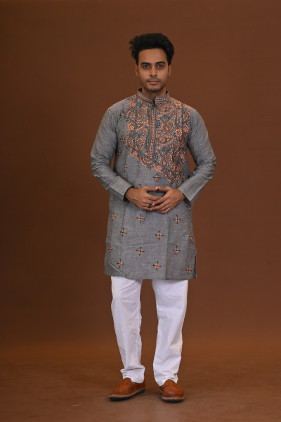 Handloom Kantha Kurta