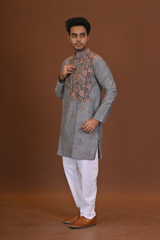 Handloom Kantha Kurta