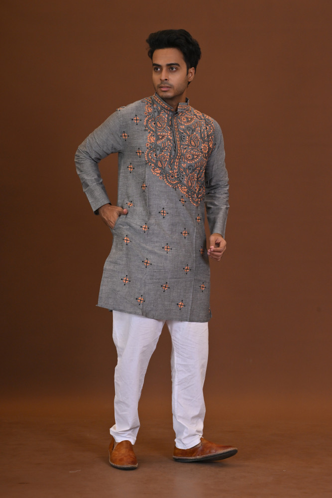 Handloom Kantha Kurta
