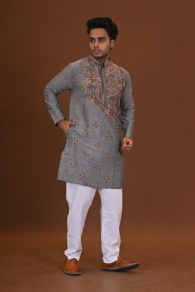 Handloom Kantha Kurta