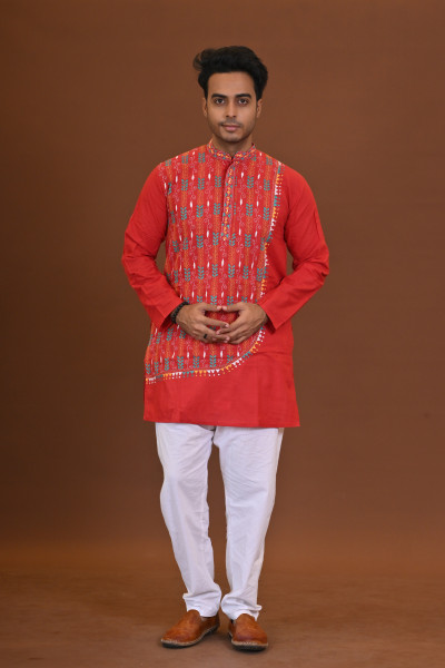 Handloom Kantha Kurta