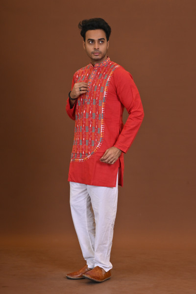 Handloom Kantha Kurta