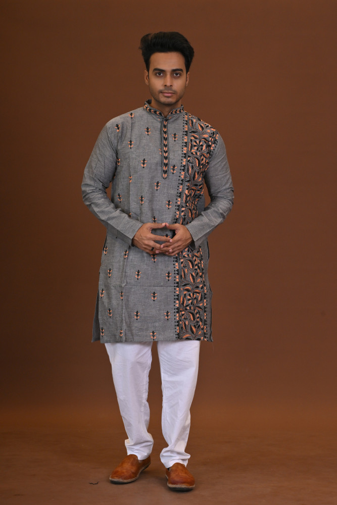 Handloom Kantha Kurta