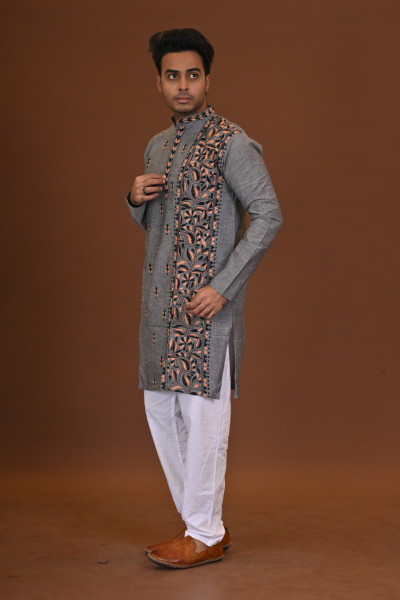 Handloom Kantha Kurta