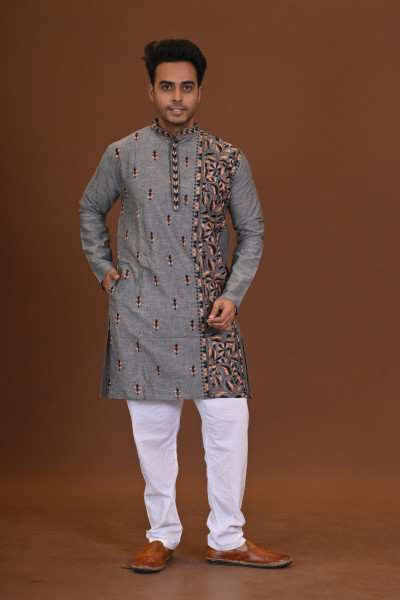 Handloom Kantha Kurta