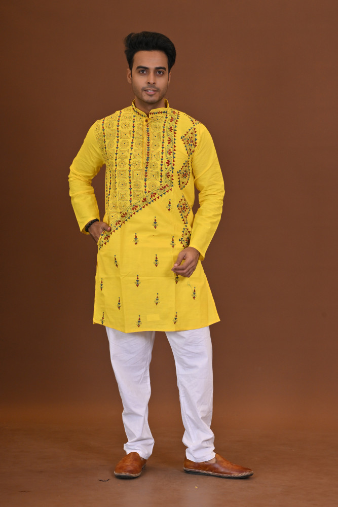 Handloom Kantha Kurta